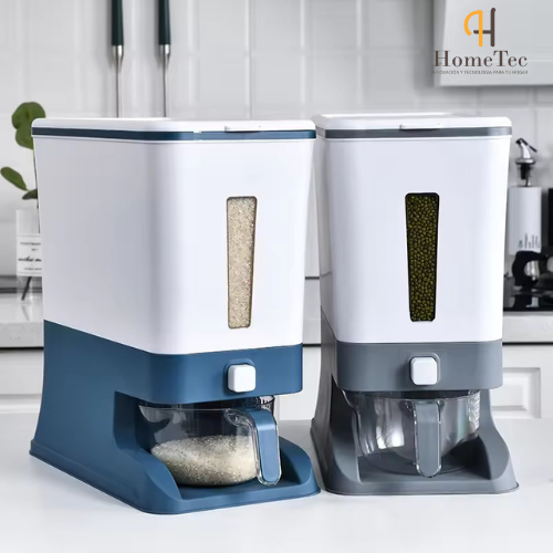 DISPENSADOR DE ARROZ CUADRADO 10KILOS