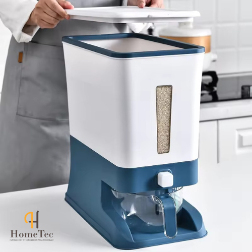 DISPENSADOR DE ARROZ CUADRADO 10KILOS