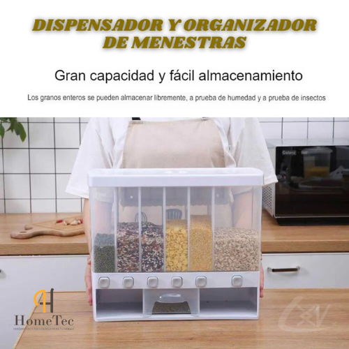DISPENSADOR DE GRANOS Y MENESTRAS 10kilos