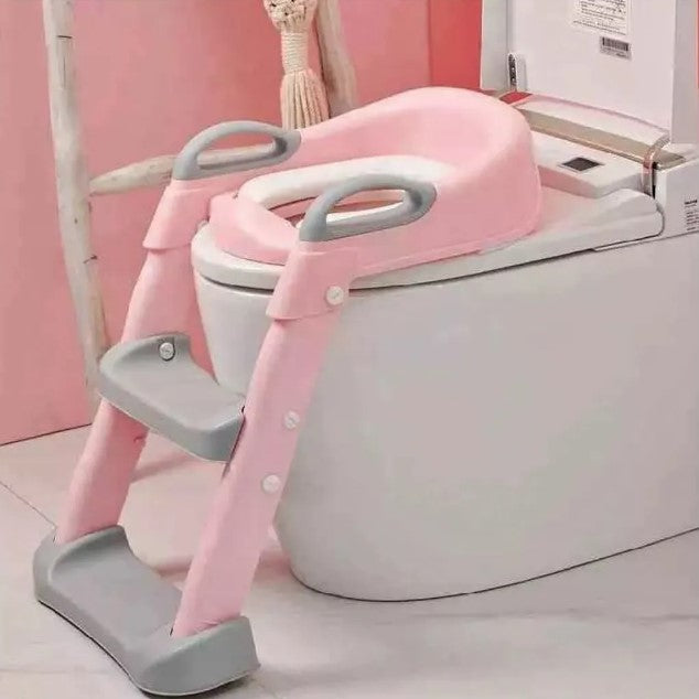 ASIENTO DE INODORO CON ESCALERA PARA NIÑOS