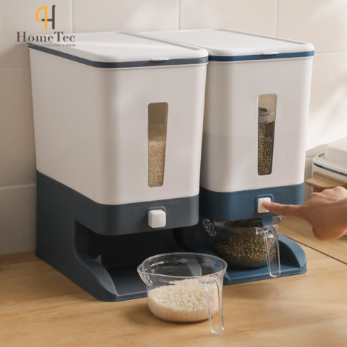 DISPENSADOR DE ARROZ CUADRADO 10KILOS