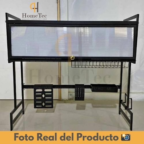 ESCURRIDOR DE PLATOS CON TAPA