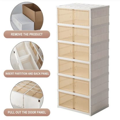 ZAPATERA PLEGABLE 6 NIVELES (12Pares)