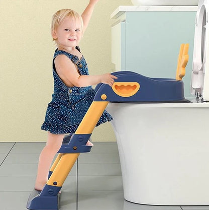 ASIENTO DE INODORO CON ESCALERA PARA NIÑOS