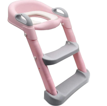 ASIENTO DE INODORO CON ESCALERA PARA NIÑOS